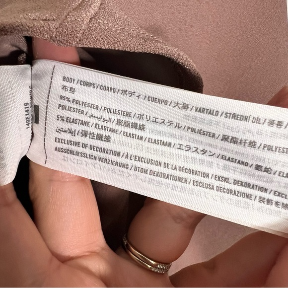 Abercrombie and Fitch Womens Long Sleeve Corset Crop Top Size Large - Picture 11 of 12